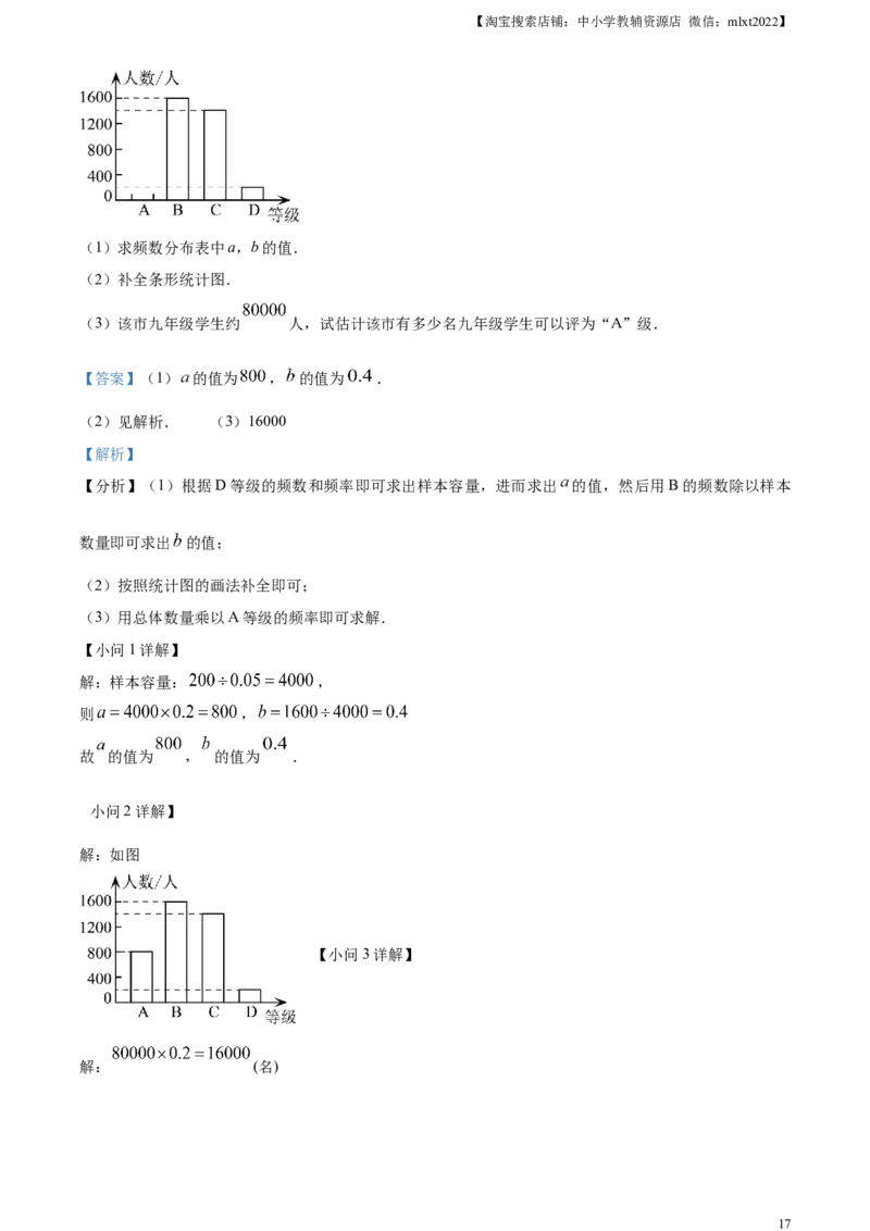 精品解析：2023年湖南省邵阳市中考数学真题（解析版）_中考真题_2.数学中考真题2015-2024年_2023中考数学真题7.20_精品解析：2023年湖南省邵阳市中考数学真题