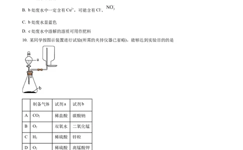 精品解析：2023年山东省济宁市中考化学真题（原卷版）_中考真题_5.化学中考真题2015-2024年_2023年中考化学真题7.20_精品解析：2023年山东省济宁市中考化学真题
