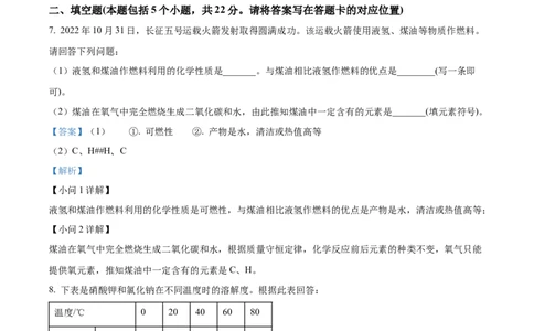 精品解析：2023年内蒙古包头市中考化学真题（解析版）_中考真题_5.化学中考真题2015-2024年_2023年中考化学真题7.20_精品解析：2023年内蒙古包头市中考化学真题