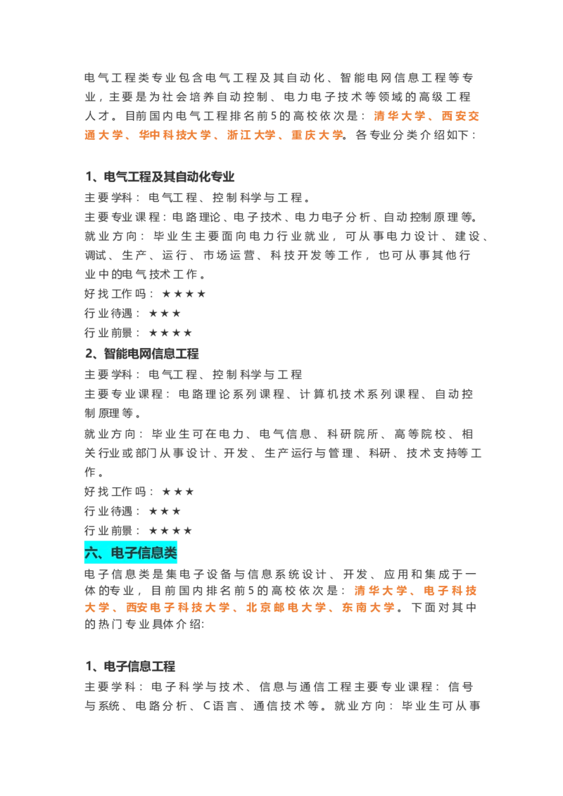 6大类51个热门专业前景大盘点_1.高考2025全国各省真题+答案_必看高考志愿填报价值2999_热门专业盘点