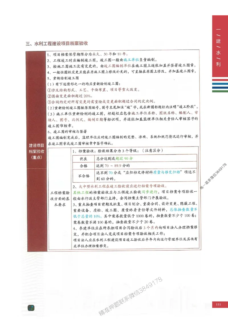 2025年一建-水利-四色笔记高清_2026年一级建造师_2026年一建水利_2025年一建水利SVIP_01-精华文档✿电子教材✿历年真题_13-水利《新版-四色笔记》SMR推荐