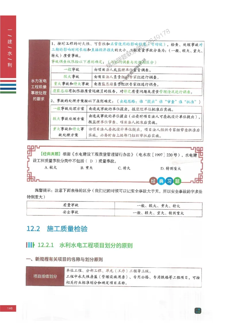2025年一建-水利-四色笔记高清_2026年一级建造师_2026年一建水利_2025年一建水利SVIP_01-精华文档✿电子教材✿历年真题_13-水利《新版-四色笔记》SMR推荐