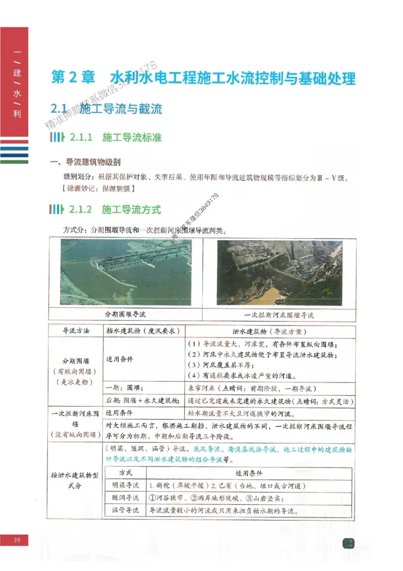 2025年一建-水利-四色笔记高清_2026年一级建造师_2026年一建水利_2025年一建水利SVIP_01-精华文档✿电子教材✿历年真题_13-水利《新版-四色笔记》SMR推荐