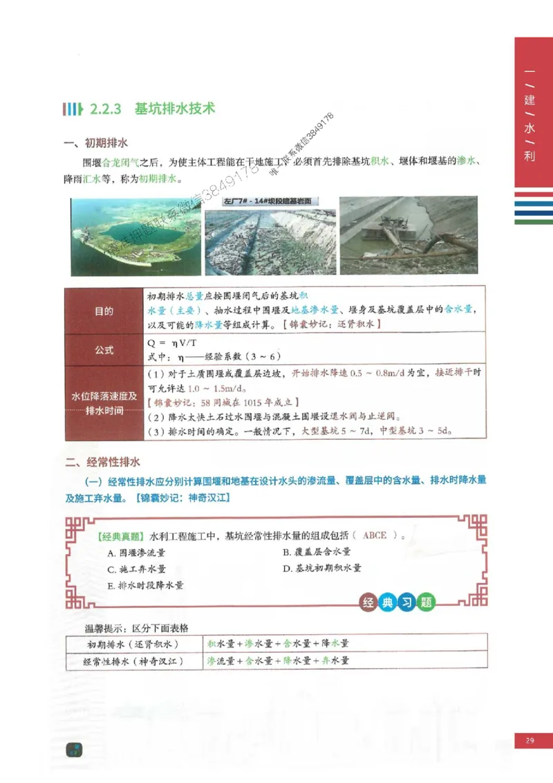 2025年一建-水利-四色笔记高清_2026年一级建造师_2026年一建水利_2025年一建水利SVIP_01-精华文档✿电子教材✿历年真题_13-水利《新版-四色笔记》SMR推荐