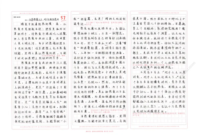 高考作文仿真演练10题（天星）_2025年6月_250605高考语文作文主题预测