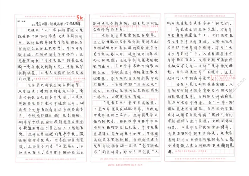 高考作文仿真演练10题（天星）_2025年6月_250605高考语文作文主题预测