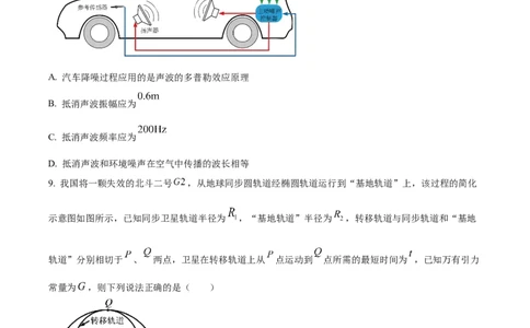 精品解析：湖北省武汉市江岸区2023-2024学年高三上学期元月调考（期末）物理试题（原卷版）_2024届湖北省武汉市江岸区高三上学期元月调考