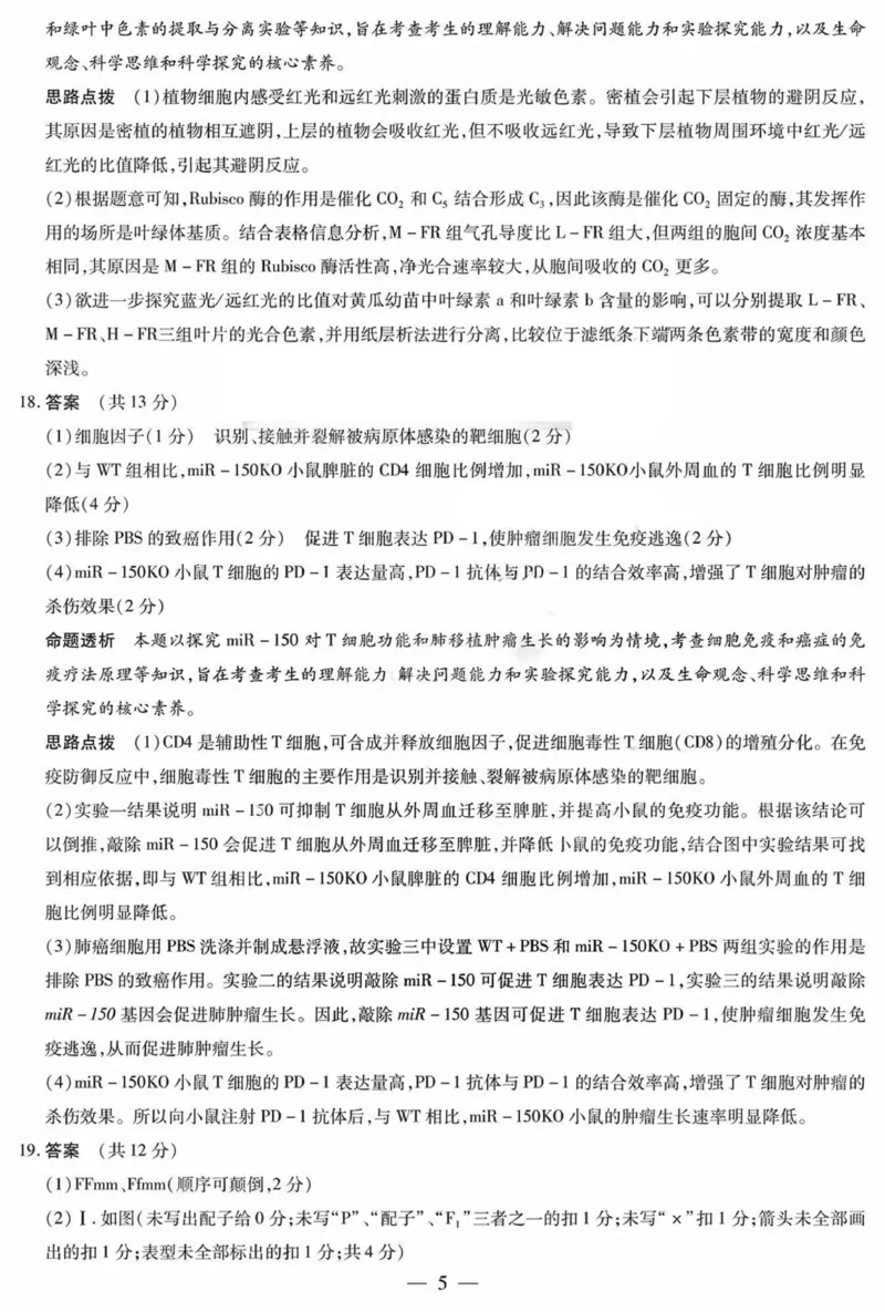 湖南省天一大联考暨郴州市教学质量检测（郴州二检怀化统考）生物PDF版含解析_2025年1月_250101湖南省天一大联考暨郴州市教学质量检测（郴州二检怀化统考）