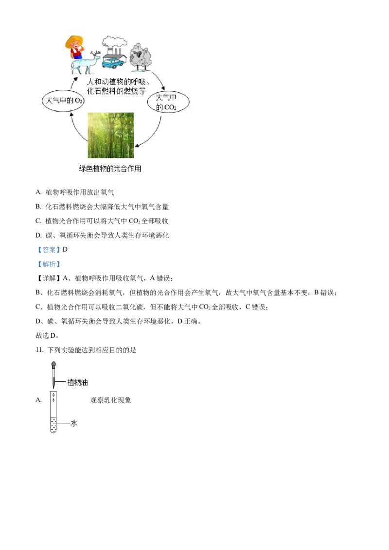 精品解析：2022年四川省成都市中考化学真题（解析版）_中考真题_5.化学中考真题2015-2024年_2022年中考化学真题（127份）14