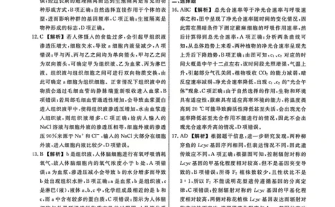 辽宁省名校联盟2025-2026学年高三上学期11月期中生物答案_251110辽宁省名校联盟2025-2026学年高三上学期11月期中联合考试