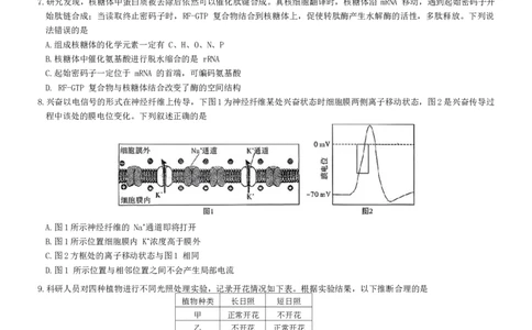 湖南省长郡二十校联盟2025-2026年高三上12月月月考生物试卷（含解析）_2025年12月_251202湖南省新高考教学教研联盟2026届高三年级12月联考（长郡二十校联盟）（全科）