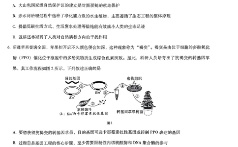 昭通市2024届理综试卷_2024届云南省昭通市高三上学期诊断性检测_2024届云南省昭通市高三上学期诊断性检测理综