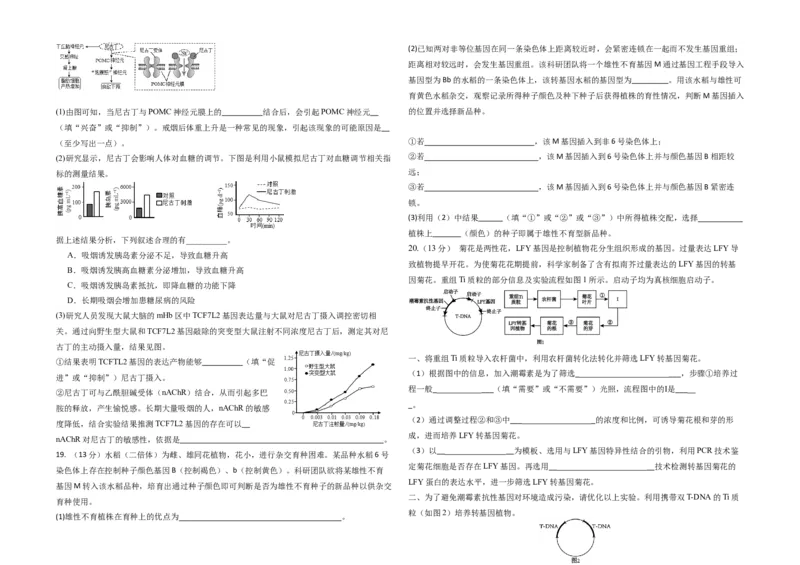 福建省莆田第六中学2024届高三上学期1月质检模拟测试生物_2024届福建省莆田第六中学高三上学期1月质检模拟测试