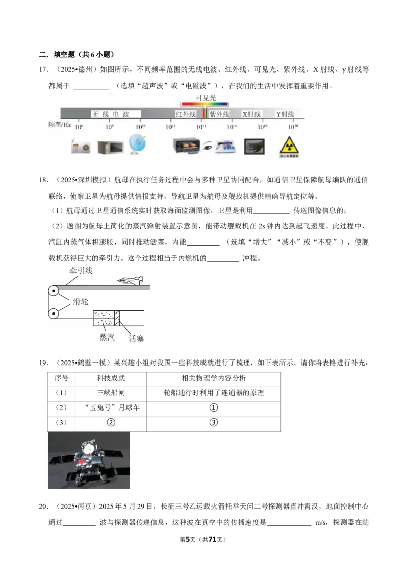 2026年中考物理常考考点专题之电磁波及其应用_162026年中考七科常考考点专题资料_004中考物理常考考点专题