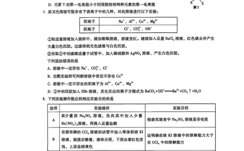 重庆八中2026届高三上学期12月月考化学试卷_2025年12月_251220重庆市重庆八中2026届高三12月高考适应性月考卷（四）（全科）