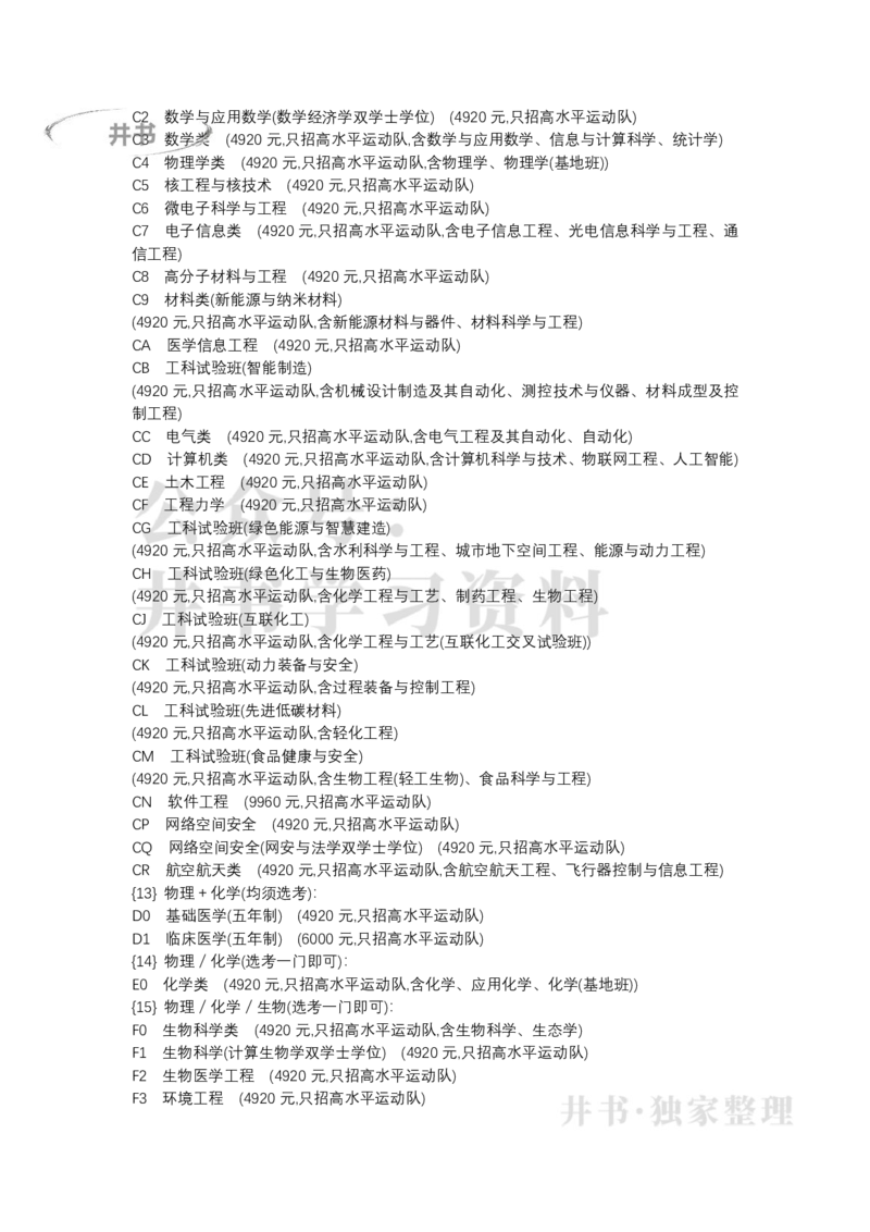 北京市2022年普通高等学校招生专业目录(本科提前批)（独家整理）_1.高考2025全国各省真题+答案_必看高考志愿填报价值2999_高考志愿填报_05-北京_北京高考录取数据-17-23年