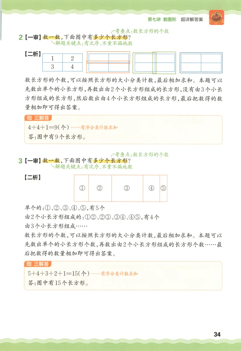 答案_25秋小学语数英习题试卷_数学_25秋《王朝霞数学思维训练超详解》1-6年级上_王朝霞数学思维训练超详解1