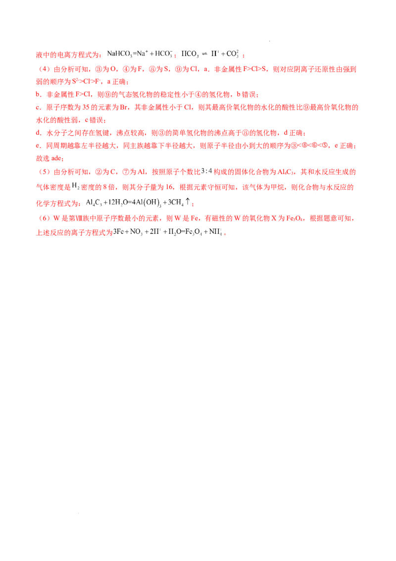 专题08元素周期表与元素周期律（解析版）_1多考区联考试卷_0108好题汇编备战2024-2025学年高一化学上学期期末真题分类汇编（新高考通用）