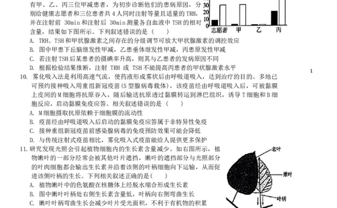 安徽省六安第一中学2024届高三上学期第五次月考生物_2024届安徽省六安第一中学高三上学期第五次月考