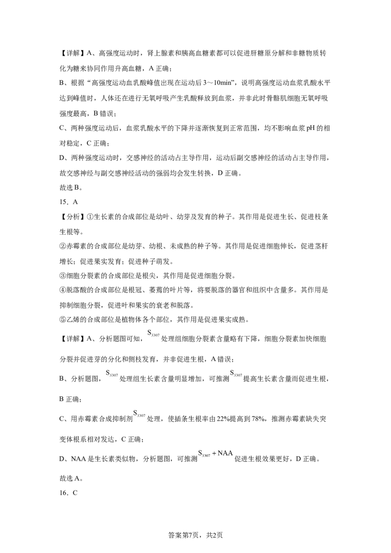 广东2025年高考广东卷生物高考真题文档版-A4答案卷尾_1.高考2025全国各省真题+答案_00.2025各省市高考真题及答案（按省份分类）_4、广东卷（9科全）_6.生物