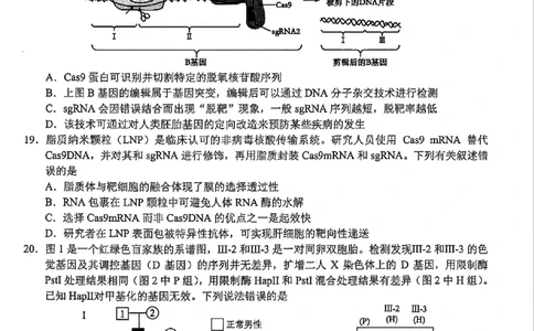 生物-浙江宁波市九校2025年高二下学期6月期末_2025年7月_250701浙江宁波市九校2025年高二下学期6月期末（全科）