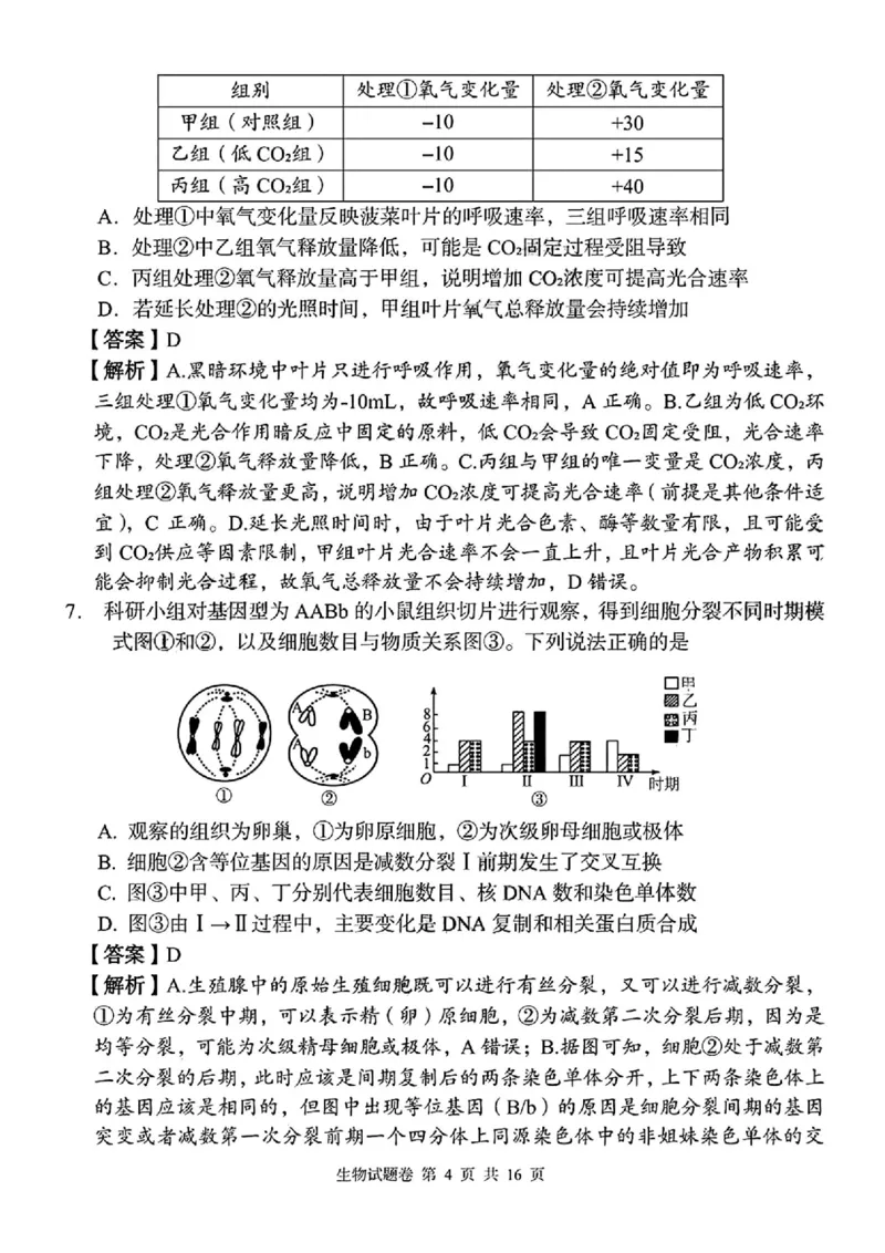 生物_2025年12月_251201湖南省A佳联考2025-2026学年高三上学期11月期中考试（全科）_湖南省A佳联考2025-2026学年高三上学期11月期中考试生物试题（含答案）