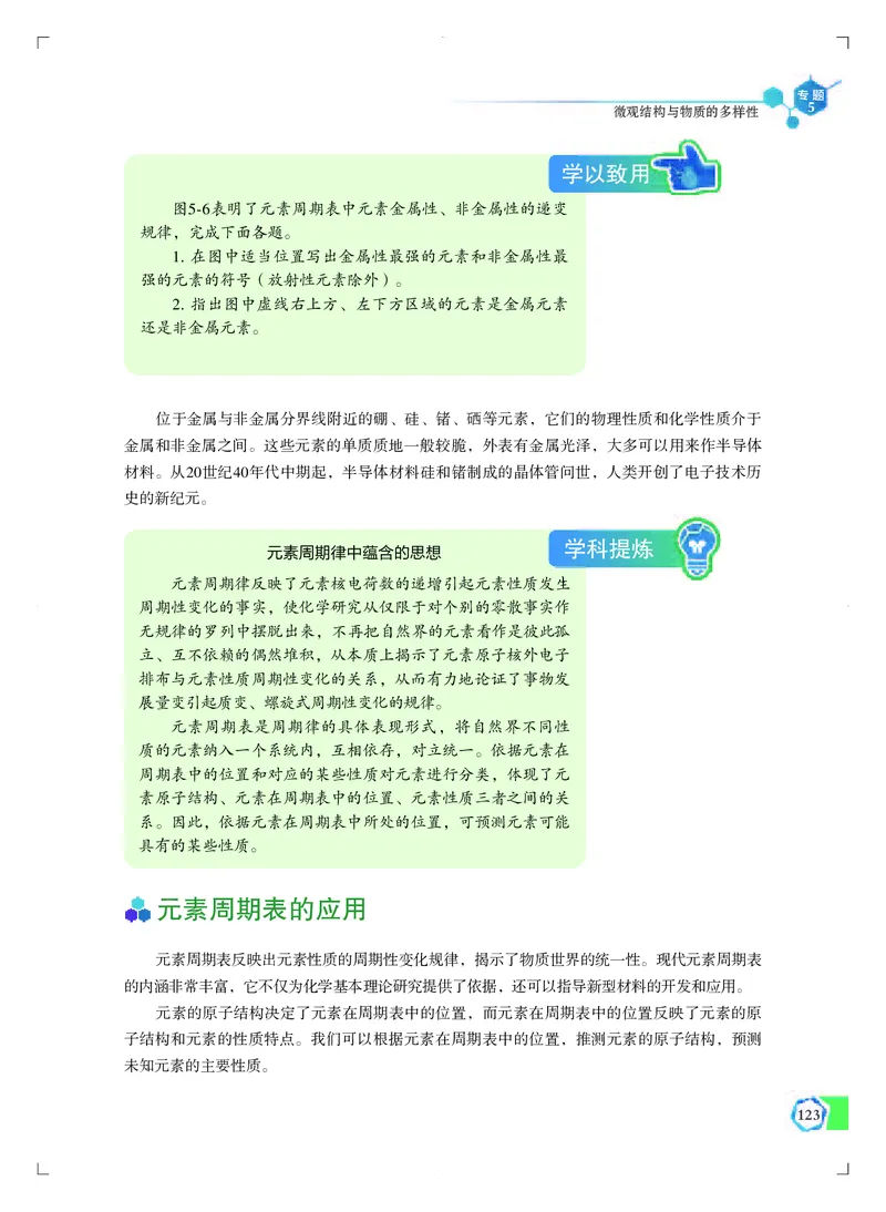 苏教版化学必修第一册高清教材_4-教培资料-26年最新资料-同步更新_初中高中教资_03科三专项（进去保存报考的学科即可）_02科三专项（笔记真题思维导图教学设计版本二）