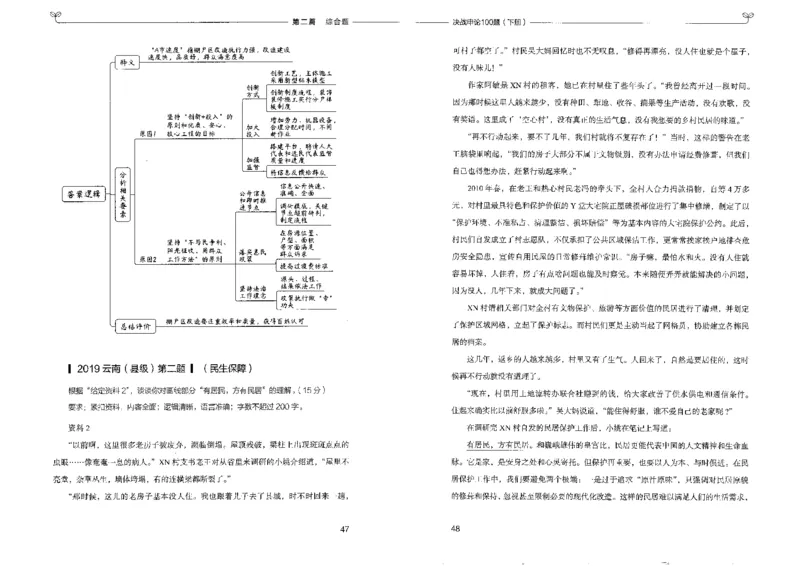 申论100题下册_26吉林考备考资料包_11省考刷题包_05决战申论100题_决战申论100题2022年9月版次