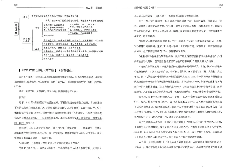 申论100题下册_26吉林考备考资料包_11省考刷题包_05决战申论100题_决战申论100题2022年9月版次