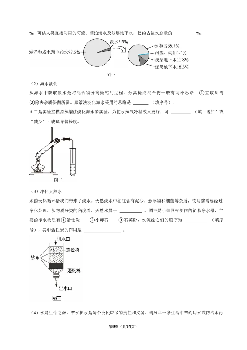 2026年中考化学常考考点专题之水资源_162026年中考七科常考考点专题资料_005中考化学常考考点专题