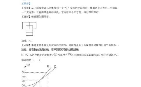 精品解析：2022年江西省中考数学真题（解析版）_中考真题_2.数学中考真题2015-2024年_2022中考数学真题145份13