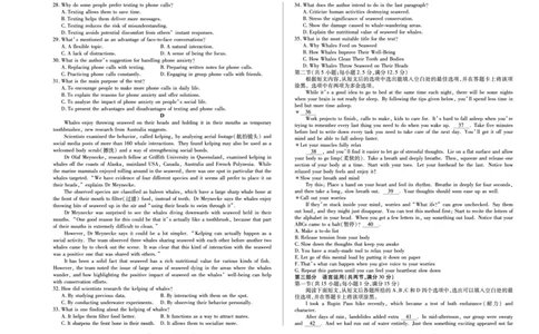 英语高二下模底考试A3_2025年6月_250621安徽省天一大联考2024-2025学年高二下学期6月摸底考试（全科）_英语-安徽省天一大联考2024-2025学年高二下学期6月摸底考试