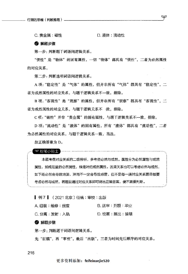 行测的思维（判断推理）_26吉林考备考资料包_04行测资料包（笔记图推导图等）_03行测的思维