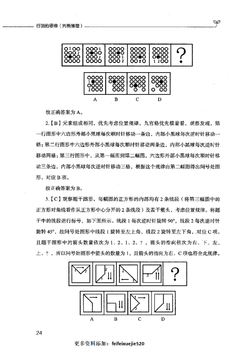 行测的思维（判断推理）_26吉林考备考资料包_04行测资料包（笔记图推导图等）_03行测的思维