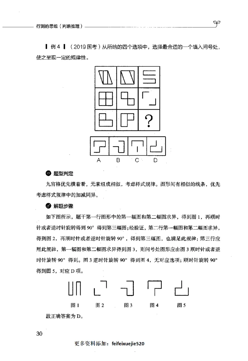 行测的思维（判断推理）_26吉林考备考资料包_04行测资料包（笔记图推导图等）_03行测的思维