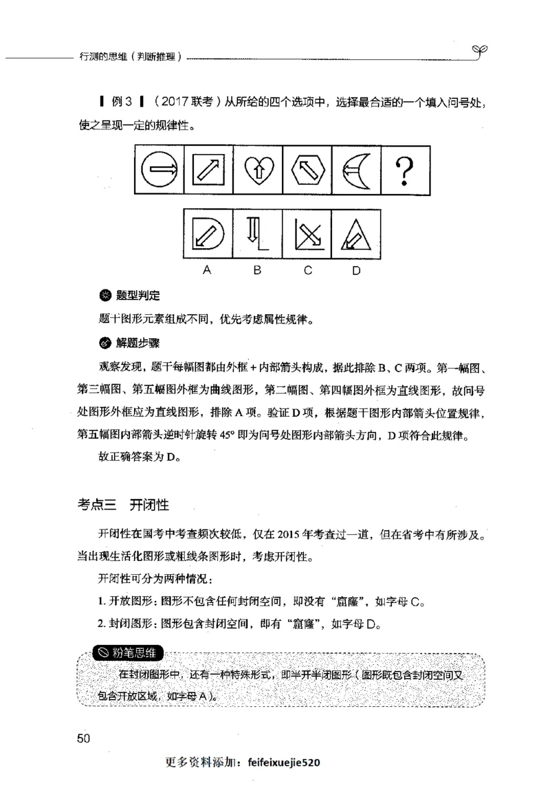 行测的思维（判断推理）_26吉林考备考资料包_04行测资料包（笔记图推导图等）_03行测的思维