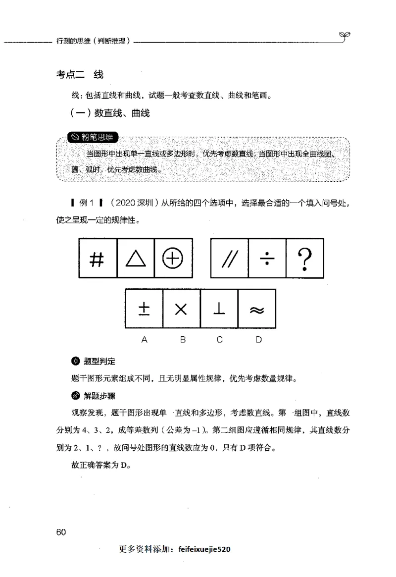 行测的思维（判断推理）_26吉林考备考资料包_04行测资料包（笔记图推导图等）_03行测的思维
