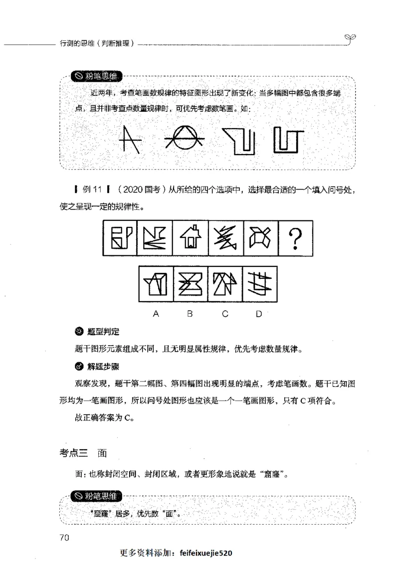 行测的思维（判断推理）_26吉林考备考资料包_04行测资料包（笔记图推导图等）_03行测的思维