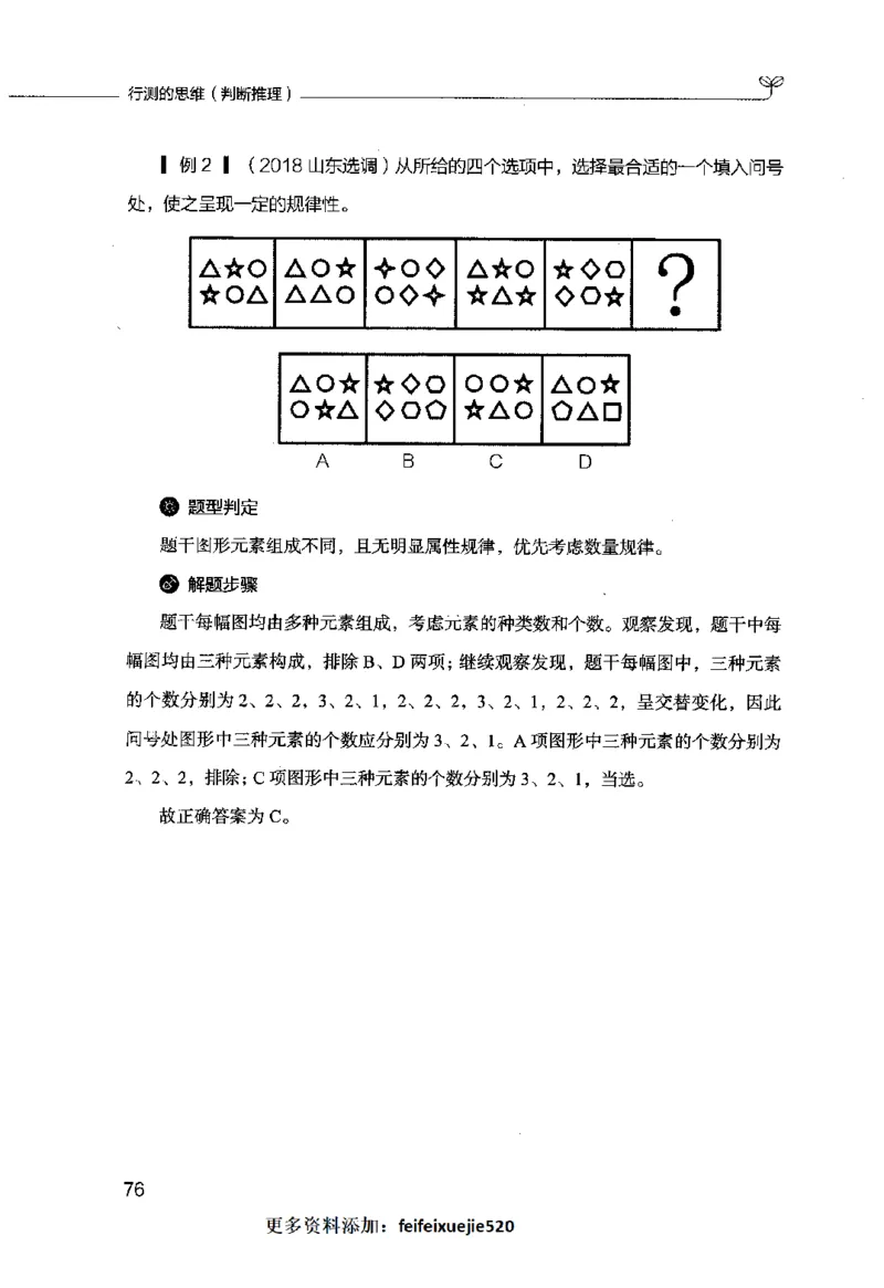 行测的思维（判断推理）_26吉林考备考资料包_04行测资料包（笔记图推导图等）_03行测的思维