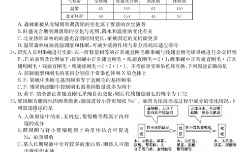 生物-7月质量检测（N）_2025年7月_250728江西省九师联盟2024-2025学年高二下学期7月质量检测（摸底考试）（7.24）（全科）_0823204624