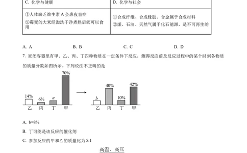 精品解析：2023年湖北省鄂州市中考化学真题（原卷版）_中考真题_5.化学中考真题2015-2024年_2023年中考化学真题7.20_精品解析：2023年湖北省鄂州市中考化学真题