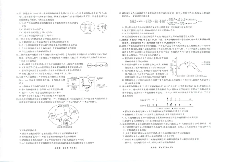 辽宁名校联盟高三11月联考生物试题_251111辽宁省名校联盟2025-2026学年高三上学期11月期中联合考试（全科）_辽宁名校联盟高三11月联考试题答案9科全