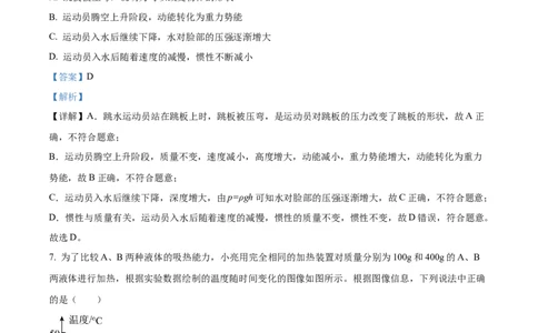 精品解析：2023年甘肃省兰州市中考理综物理试题（解析版）_中考真题_4.物理中考真题2015-2024年_2023中考物理真题7.20_精品解析：2023年甘肃省兰州市中考理综物理试题