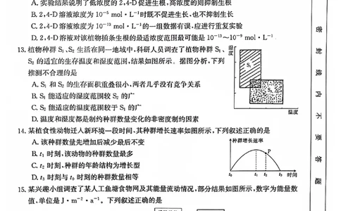 湖北省十堰市2024届高三上学期1月调研考试生物_2024届湖北省十堰市高三上学期1月调研考试_湖北省十堰市2024届高三上学期1月调研考试生物