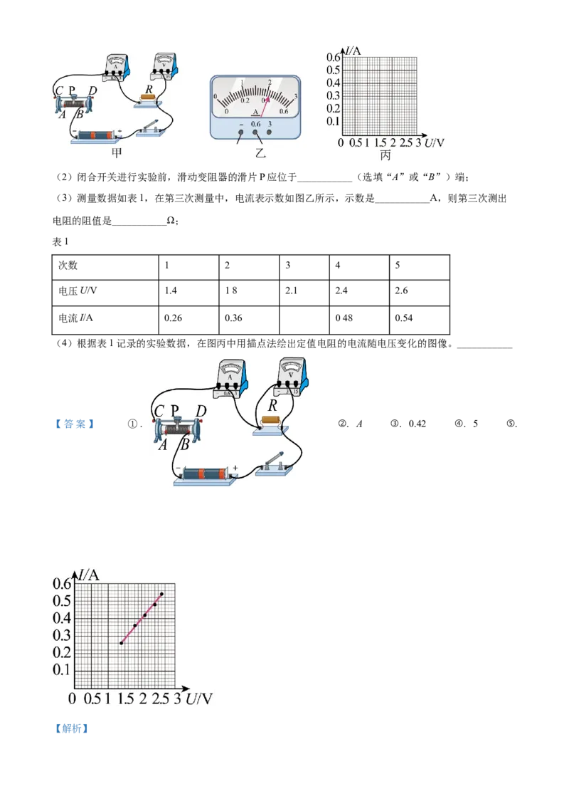 精品解析：2022年青海省中考物理试题（解析版）_中考真题_4.物理中考真题2015-2024年_2022中考物理真题128份14