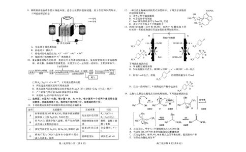 山东省潍坊市2023-2024高三上学期期末化学试题_2024届山东省潍坊市高三上学期期末考试_山东省潍坊市2024届高三上学期期末考试化学