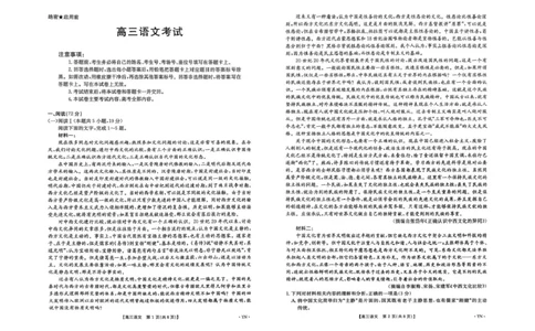 金太阳百万联考&middot;云南省2026届高三11月考试(11.27)[YN]语文试题（含答案）_251129云南省金太阳百校联考2026届高三上学期11月联考