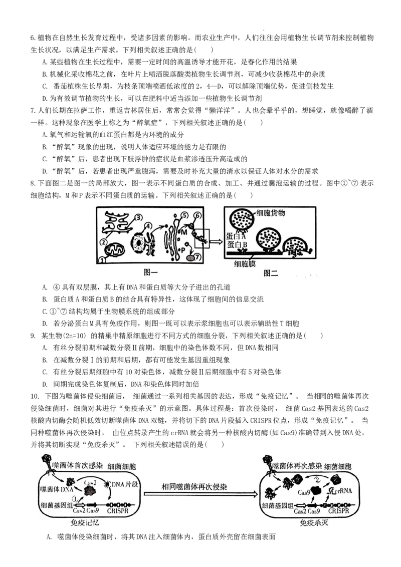 吉林省白山市2024届高三第一次模拟考试生物_2024届吉林省白山市高三第一次模拟考试