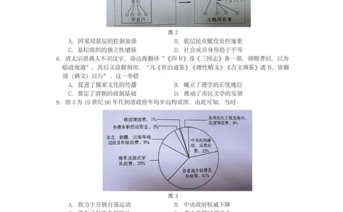 福建省厦门市2024-2025学年高二下学期期末质量检测历史试卷（含答案）_2025年7月_250711福建省厦门市2024-2025学年高二下学期期末质量检测（全科）