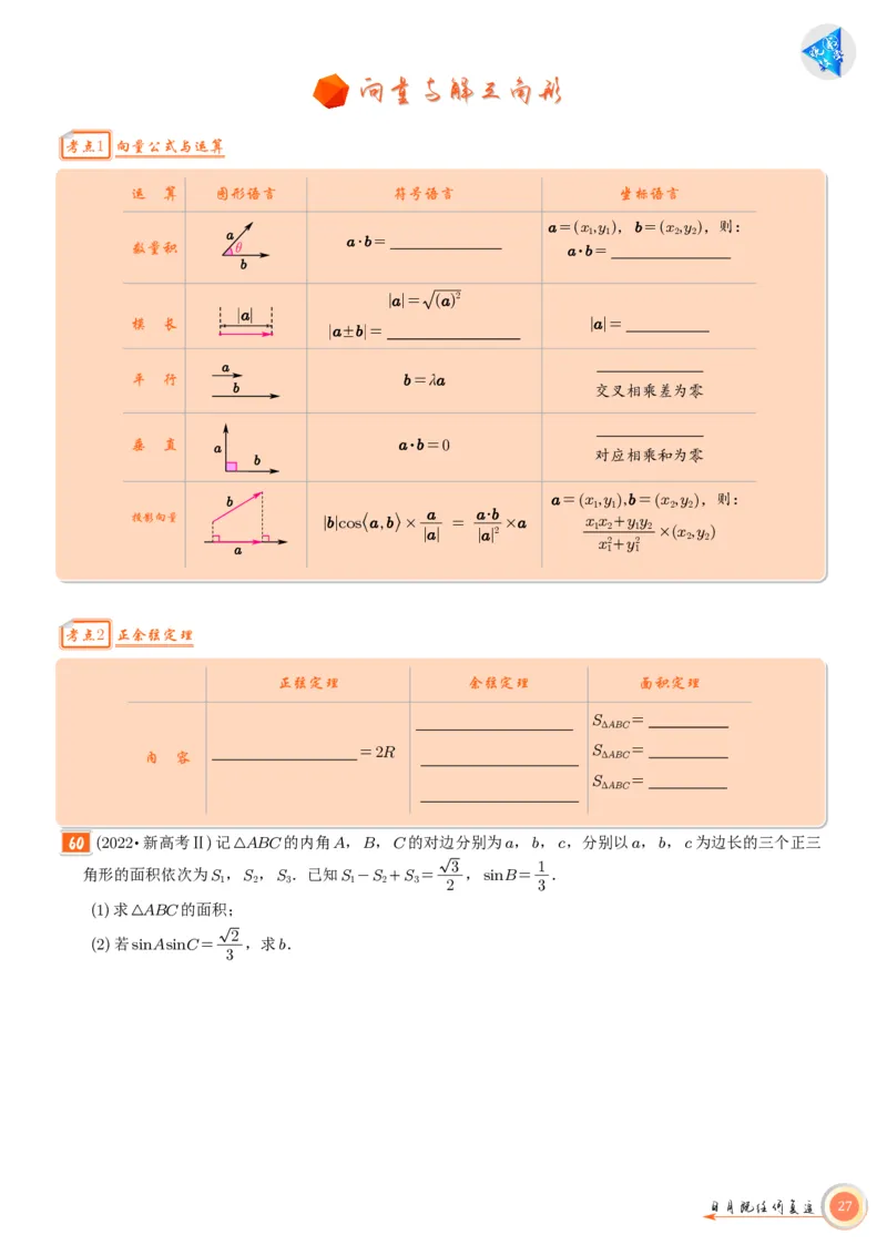 高考数学考前必背公式与练习学生版_2025年6月
